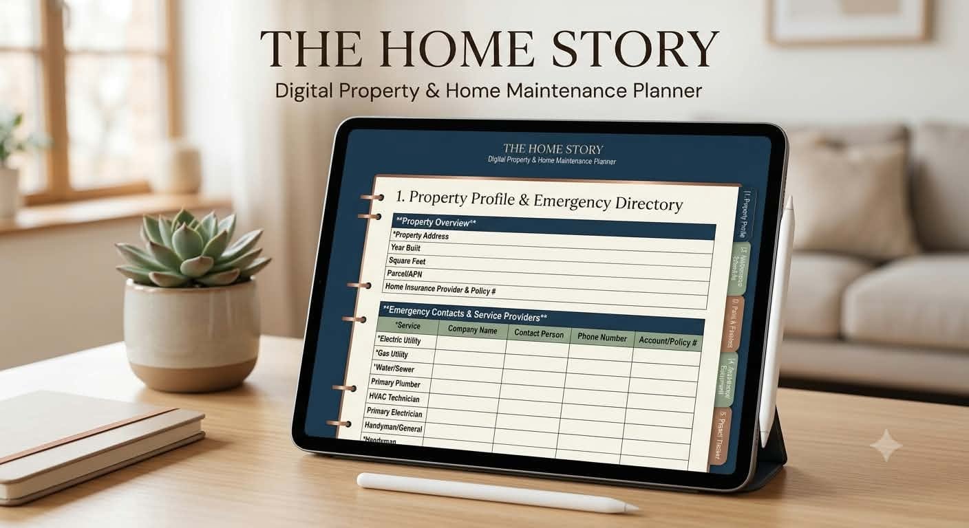 The Digital Planner — tablet with home planning app